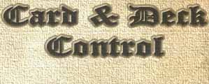 Card and Deck Control